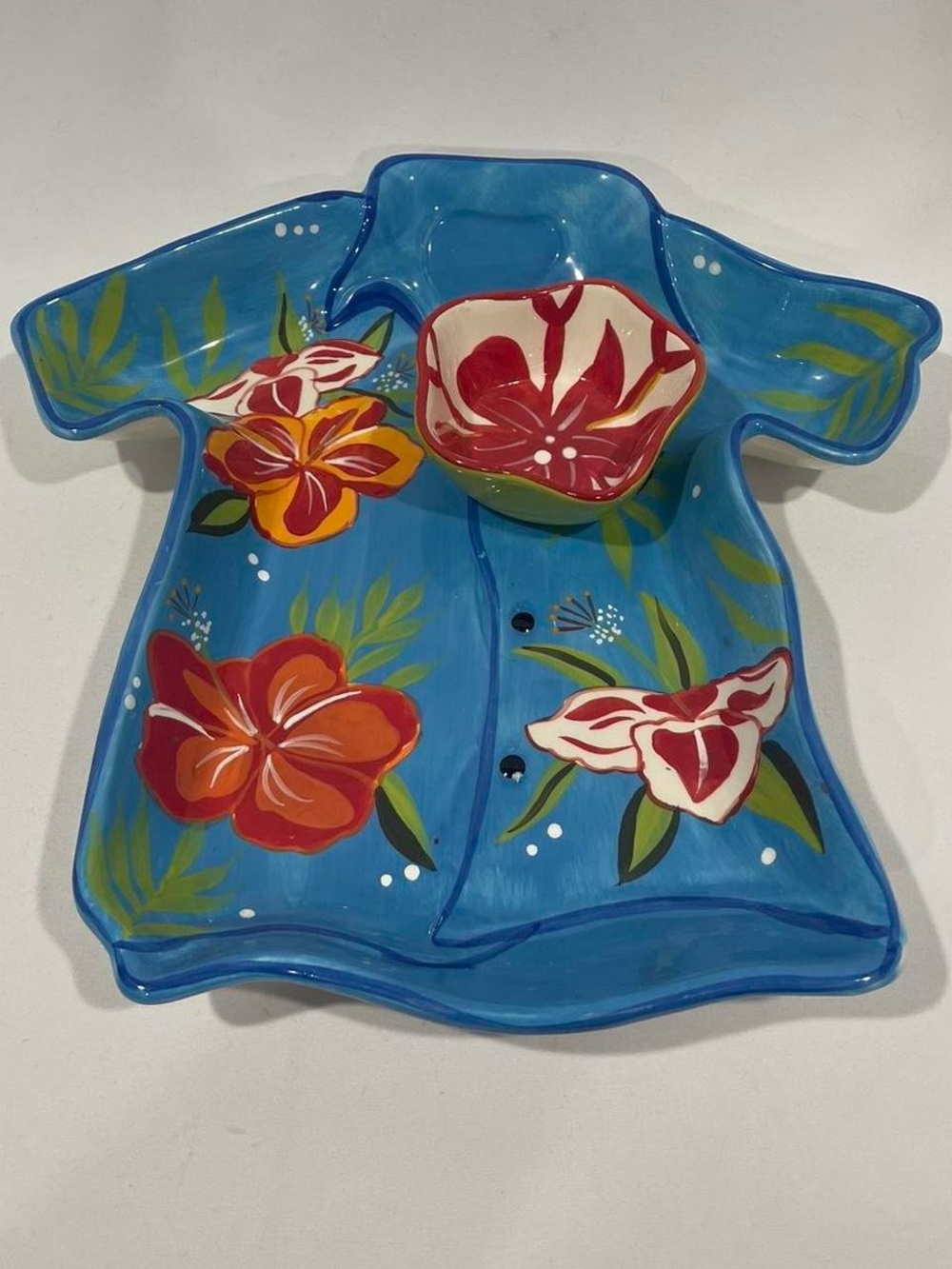 Hawaiian Shirt Serving Dish